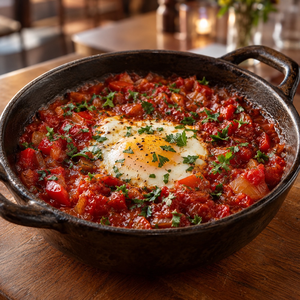 Shakshuka dish from ZEST